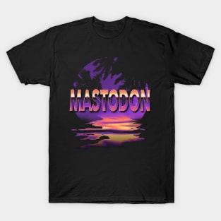 Quotes Mastodon Name Retro Styles Birthday 70s 80s 90s T-Shirt